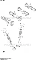 ARBRE A CAMES   VALVE pour Suzuki BOULEVARD 1800 2014