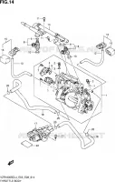 CORPS DE PAPILLON (VZR1800BZL4 E28) pour Suzuki BOULEVARD 1800 2014