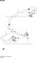 SYSTEME RECYCLAGE GAZ ECHAPPEMENT (VZR1800BZL4 E28) pour Suzuki BOULEVARD 1800 2014