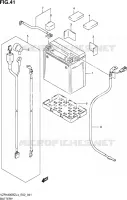 BATTERIE pour Suzuki INTRUDER 1800 2014