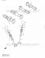 ARBRE A CAMES   VALVE pour Suzuki INTRUDER 1800 2012