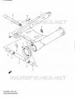 BRAS OSCILLANT ARRIERE pour Suzuki INTRUDER 1800 2012