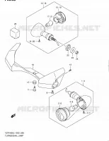 CLIGNOTANTS (VZR1800L1 E19) pour Suzuki INTRUDER 1800 2012