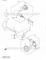 CLIGNOTANTS (VZR1800L1 E51) pour Suzuki INTRUDER 1800 2012