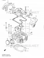 CULASSE ARRIERE pour Suzuki INTRUDER 1800 2012
