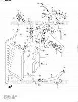 DURITE DE RADIATEUR pour Suzuki INTRUDER 1800 2012