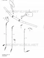 GUIDON (VZR1800L1 E19) pour Suzuki INTRUDER 1800 2012