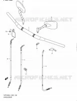 GUIDON (VZR1800ZL1 E02) pour Suzuki INTRUDER 1800 2012