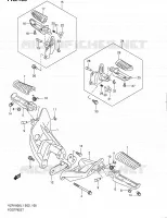 REPOSE PIED pour Suzuki INTRUDER 1800 2012
