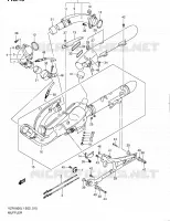 SILENCIEUX pour Suzuki INTRUDER 1800 2012
