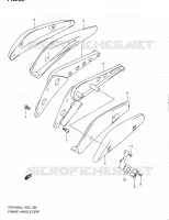 SUPPORT ARRIERE (VZR1800L1 E02) pour Suzuki INTRUDER 1800 2012