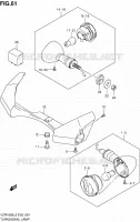 CLIGNOTANTS (VZR1800L2 E19) pour Suzuki INTRUDER 1800 2012