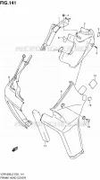 COUVERCLES DE CADRE AVANT (VZR1800ZL2 E02) pour Suzuki INTRUDER 1800 2012