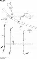 GUIDON (VZR1800ZL2 E24) pour Suzuki INTRUDER 1800 2012