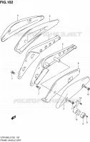 SUPPORT ARRIERE (VZR1800L2 E02) pour Suzuki INTRUDER 1800 2012