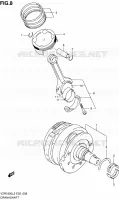 VILEBREQUIN pour Suzuki INTRUDER 1800 2012