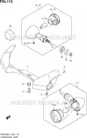 CLIGNOTANTS (VZR1800L3 E24) pour Suzuki INTRUDER 1800 2013