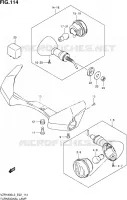 CLIGNOTANTS (VZR1800ZL3 E02) pour Suzuki INTRUDER 1800 2013