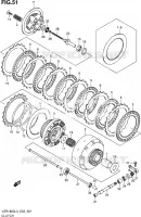 EMBRAYAGE (VZR1800L3 E19) pour Suzuki INTRUDER 1800 2013