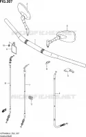 GUIDON (VZR1800UFL3 E19) pour Suzuki INTRUDER 1800 2013
