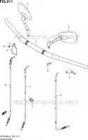 GUIDON (VZR1800ZUFL3 E19) pour Suzuki INTRUDER 1800 2013