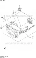 PHARE (VZR1800L3 E02) pour Suzuki INTRUDER 1800 2013