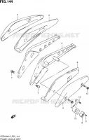 SUPPORT ARRIERE (VZR1800L3 E02) pour Suzuki INTRUDER 1800 2013