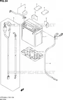 BATTERIE pour Suzuki INTRUDER 1800 2014