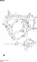CADRE pour Suzuki INTRUDER 1800 2014