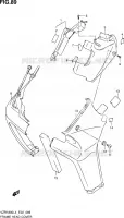COUVERCLES DE CADRE AVANT (VZR1800ZL4 E02) pour Suzuki INTRUDER 1800 2014