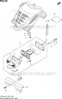 ENSEMBLE FEU ARRIERE (VZR1800L4 E02) pour Suzuki INTRUDER 1800 2014