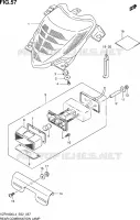 ENSEMBLE FEU ARRIERE (VZR1800ZL4 E02) pour Suzuki INTRUDER 1800 2014