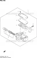 MAITRE CYLINDRE AVANT (VZR1800L4 E02) pour Suzuki INTRUDER 1800 2014
