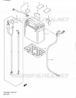 BATTERIE pour Suzuki INTRUDER 1800 2011