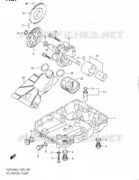 CARTER INFERIEUR   POMPE A HUILE pour Suzuki INTRUDER 1800 2011