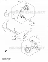 CLIGNOTANTS (VZR1800L1 E51) pour Suzuki INTRUDER 1800 2011