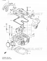 CULASSE ARRIERE pour Suzuki INTRUDER 1800 2011