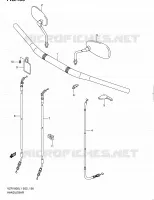 GUIDON (VZR1800L1 E24) pour Suzuki INTRUDER 1800 2011