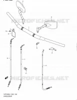 GUIDON (VZR1800ZL1 E02) pour Suzuki INTRUDER 1800 2011