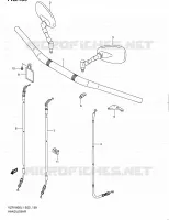 GUIDON (VZR1800ZL1 E19) pour Suzuki INTRUDER 1800 2011
