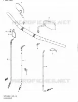 GUIDON (VZR1800ZL1 E24) pour Suzuki INTRUDER 1800 2011
