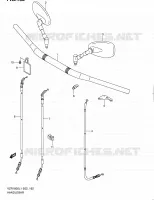 GUIDON (VZR1800ZUFL1 E19) pour Suzuki INTRUDER 1800 2011