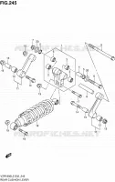 BIELLETTE D'AMORTISSEUR pour Suzuki INTRUDER 1800 2012