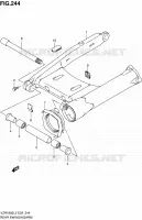 BRAS OSCILLANT ARRIERE pour Suzuki INTRUDER 1800 2012