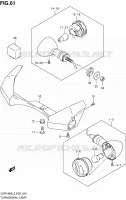 CLIGNOTANTS (VZR1800L2 E19) pour Suzuki INTRUDER 1800 2012