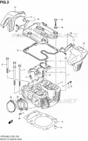 CULASSE ARRIERE pour Suzuki INTRUDER 1800 2012