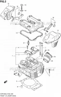 CULASSE AVANT pour Suzuki INTRUDER 1800 2012