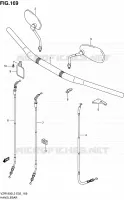GUIDON (VZR1800L2 E24) pour Suzuki INTRUDER 1800 2012