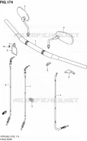 GUIDON (VZR1800ZL2 E24) pour Suzuki INTRUDER 1800 2012