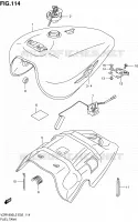 RESERVOIR D'ESSENCE (VZR1800L2 E02) pour Suzuki INTRUDER 1800 2012